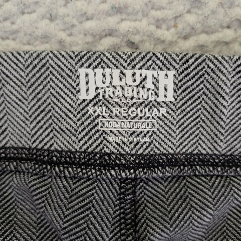 Duluth Trading Noga Cotton Slim Leg Ankle Chino Pants Size XXL Herringbone 30807 - Picture 3 of 9
